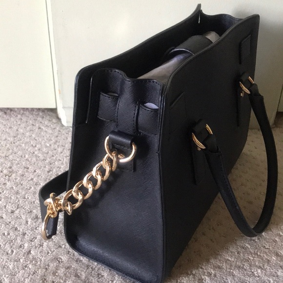 New Michael Kors Hamilton large black tote bag - Picture 3 of 8